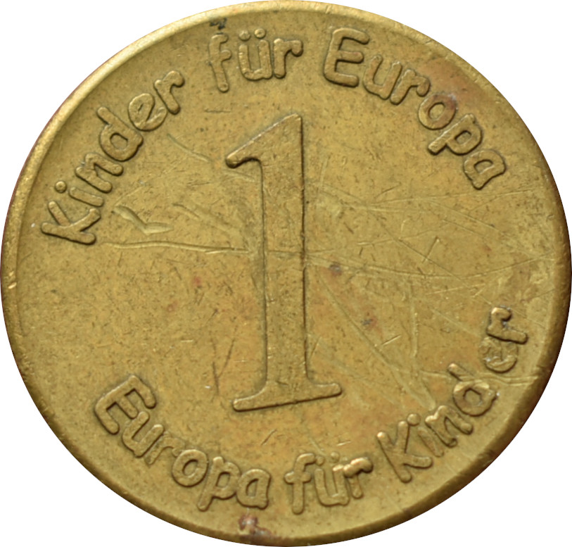 Nemecko žeton Kinder für Europa