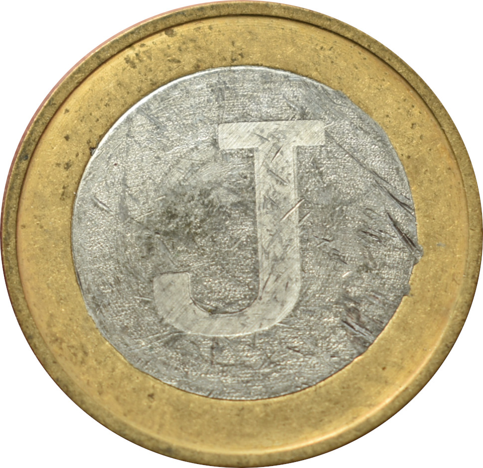 Neznámy žetón J
