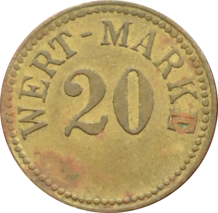 Nemecko žeton 20 Werth-Marke