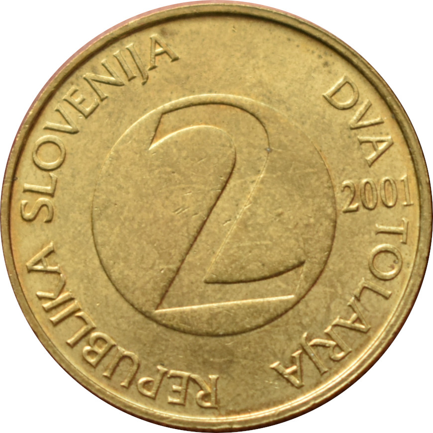Slovinsko 2 Tolarja 2001