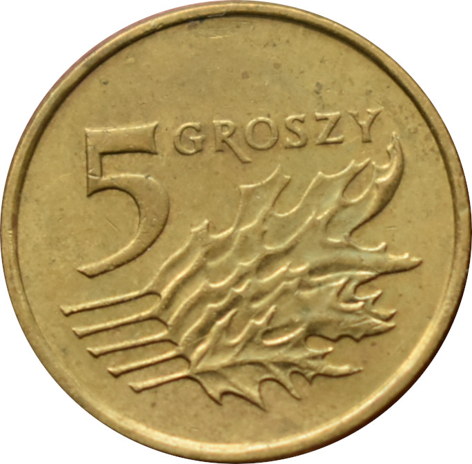 Poľsko 5 Groszy 2010