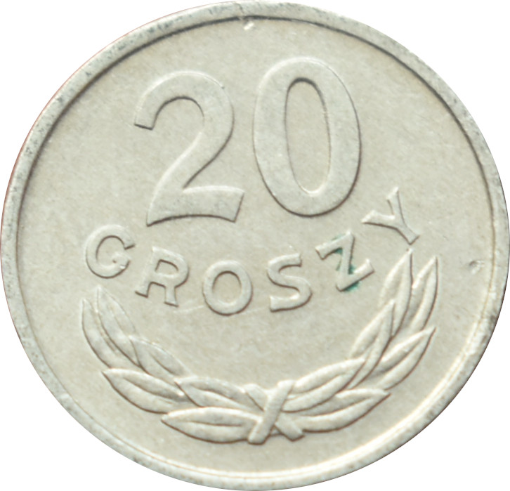 Poľsko 20 Groszy 1963