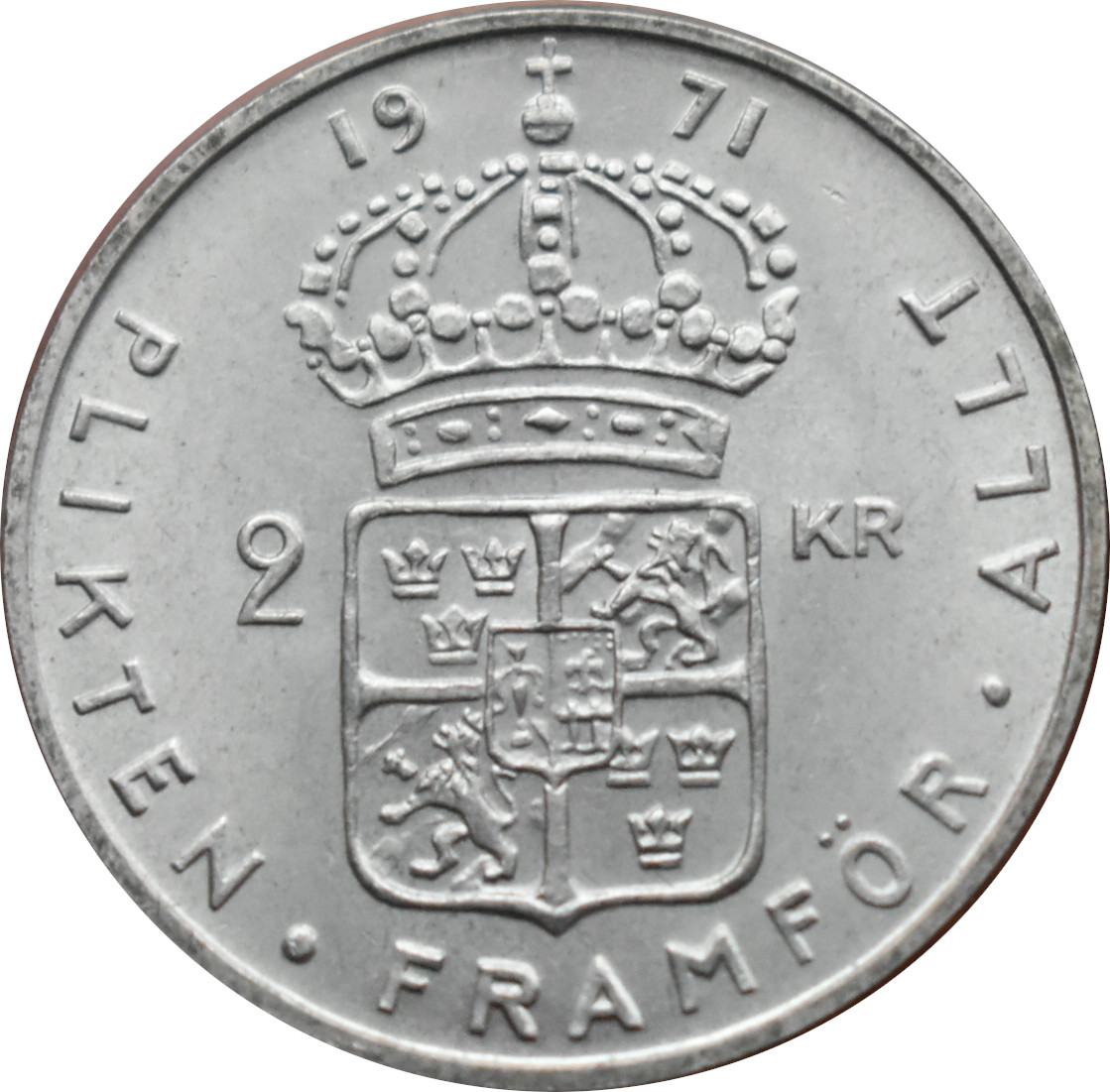 Švédsko 2 Kronor 1971