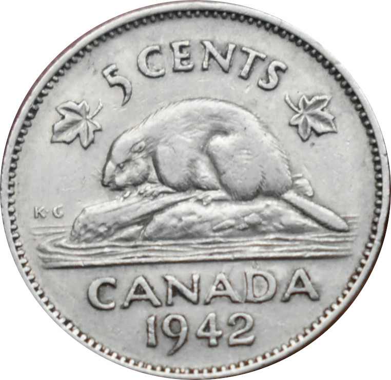 Kanada 5 Cents 1942
