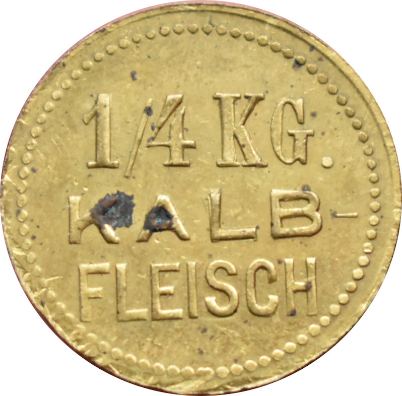 R.U. žeton 1/4 Kg teľacie mäso