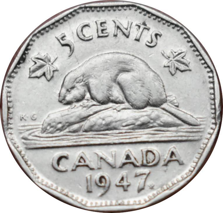 Kanada 5 Cents 1947