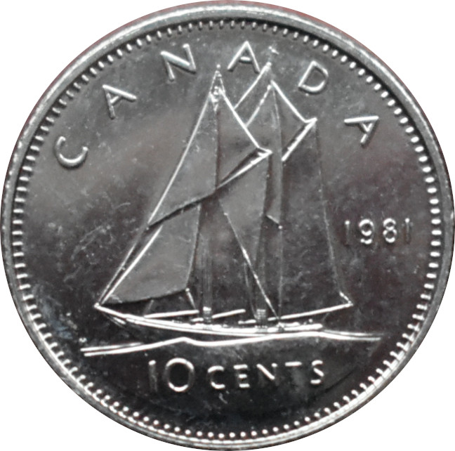 Kanada 10 Cents 1981