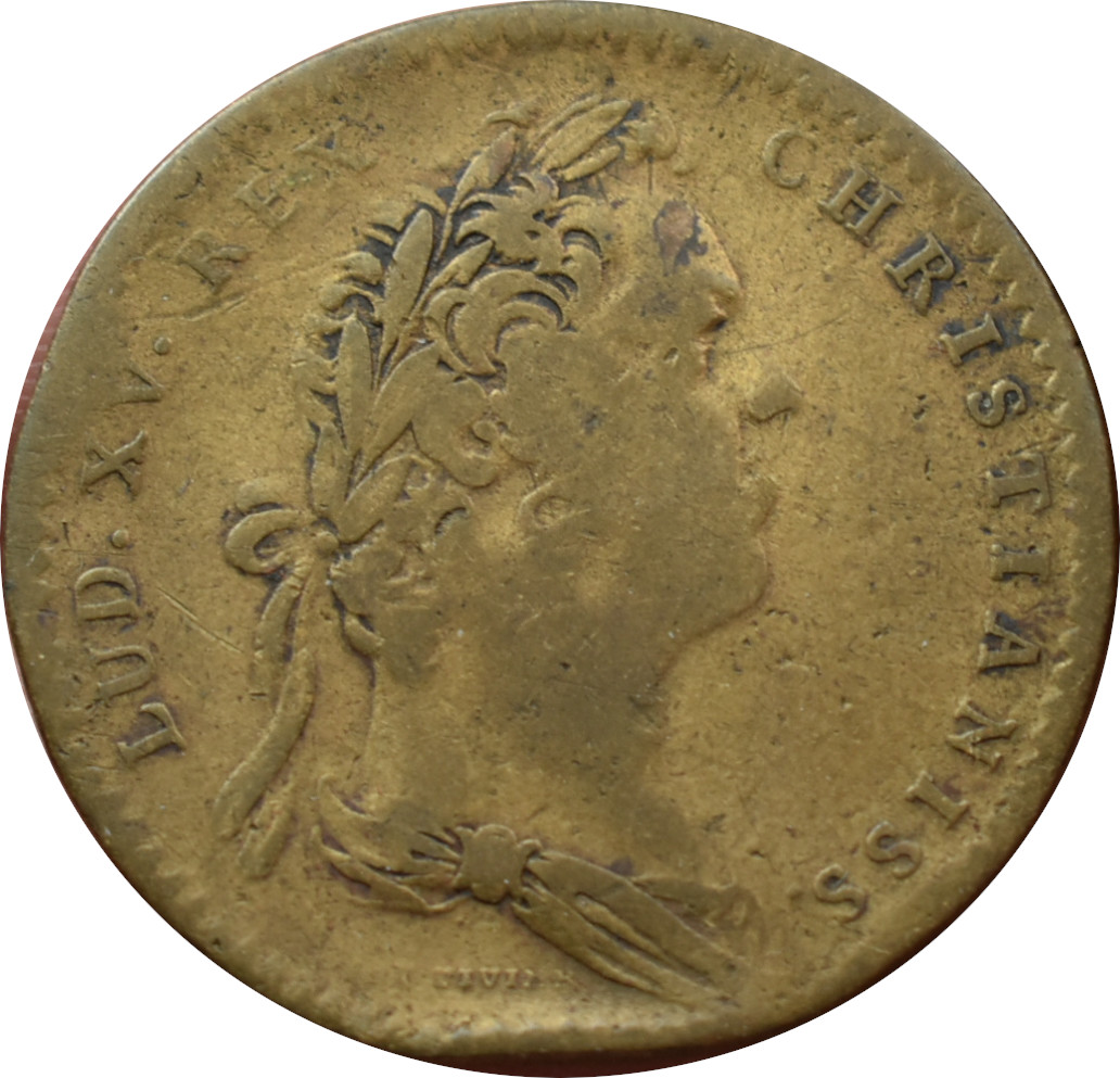 Francúzsko Ľudovít XV. 1715-1774 Žetón