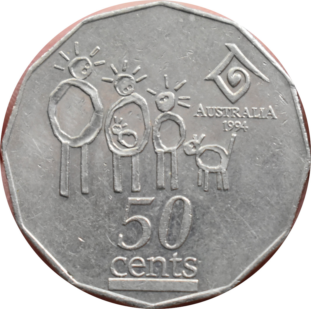 Austrália 50 Cents 1994