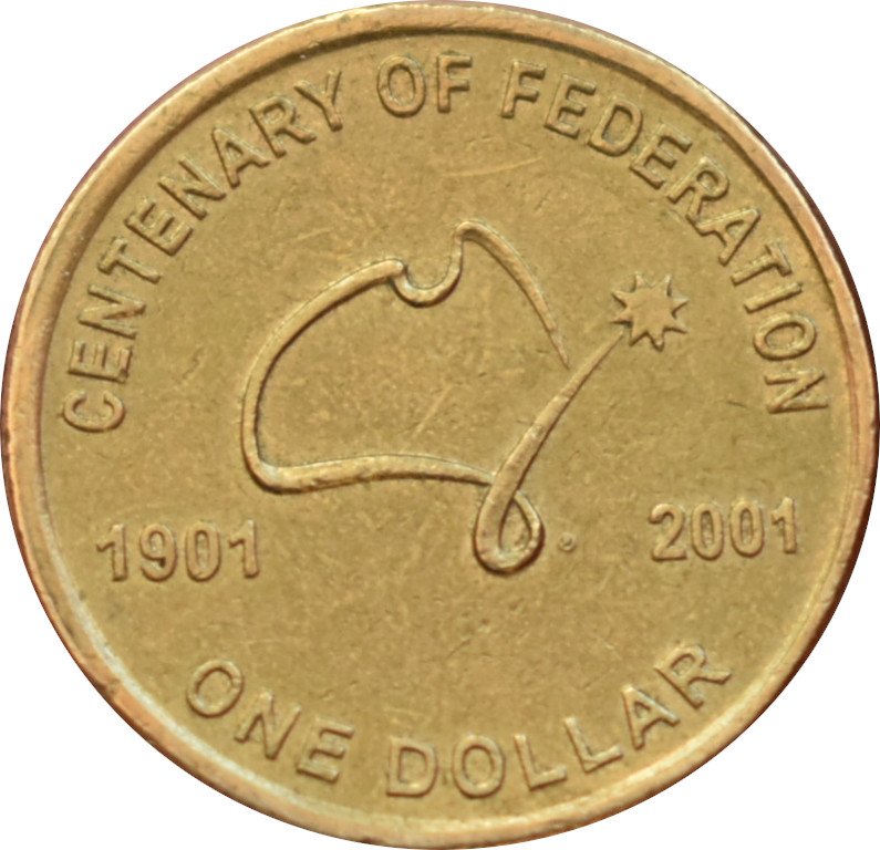 Austrália 1 Dollar 2001