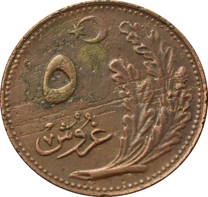 Turecko 5 Kurus 1926