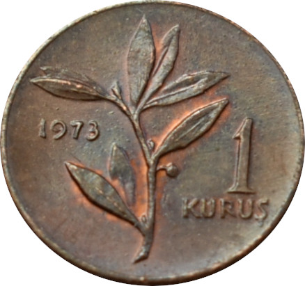 Turecko 1 Kurus 1973