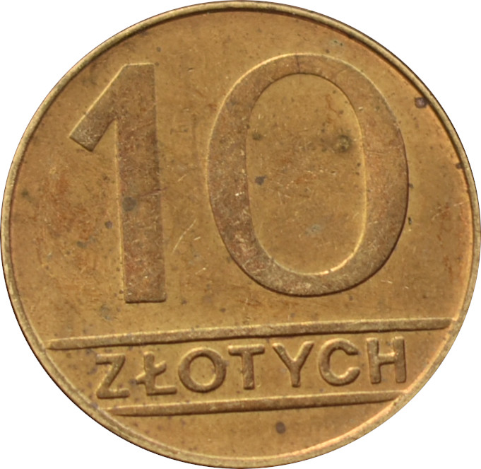 Poľsko 10 Zlotych 1990