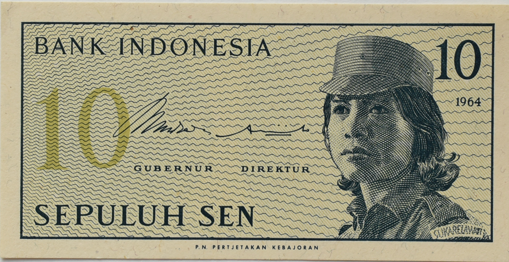 Indonézia 10 Sen 1964
