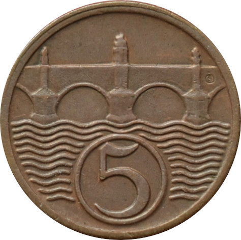 ČSR 5 Halier 1938