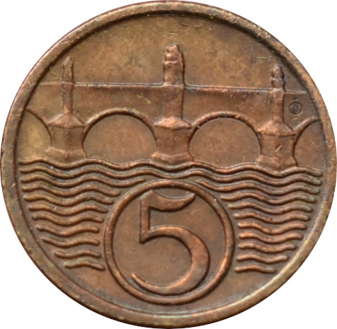 ČSR 5 Halier 1938