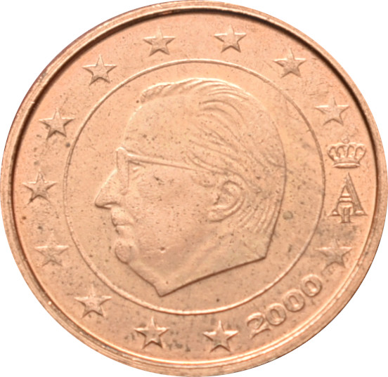 Belgicko 2 Cent 2000