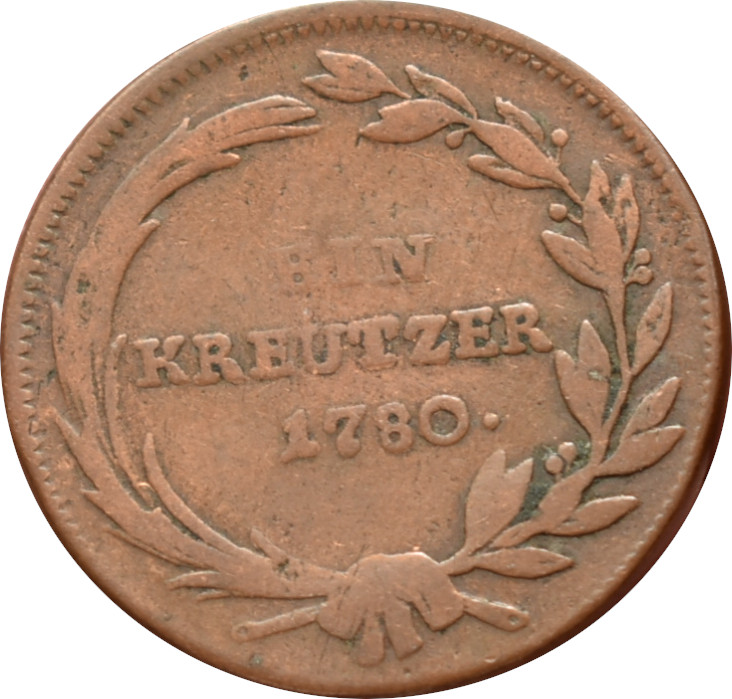 Mária Terézia Ein Kreutzer 1780 b.z.