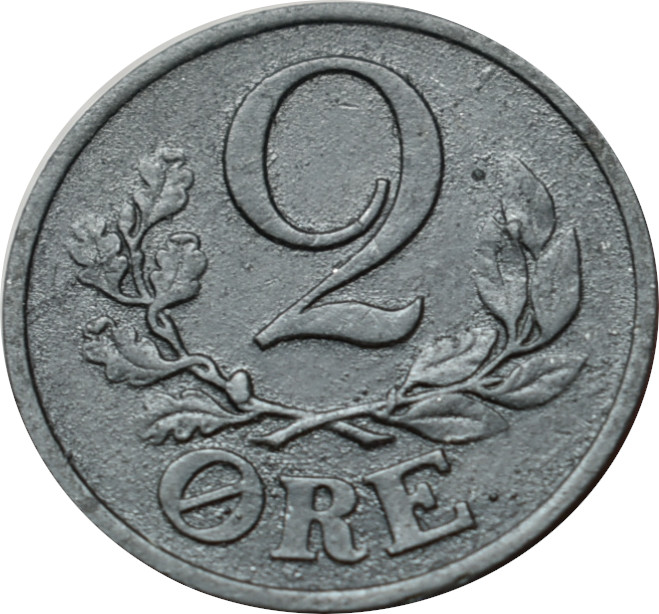 Dánsko 2 Ore 1943