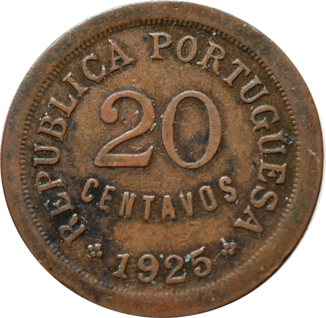 Portugalsko 20 Centavos 1925