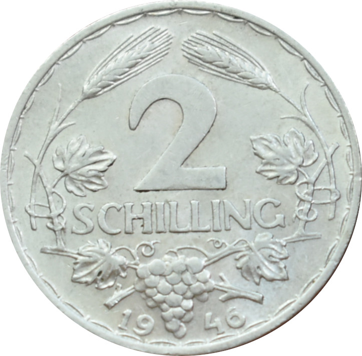 Rakúsko 2 Schilling 1946