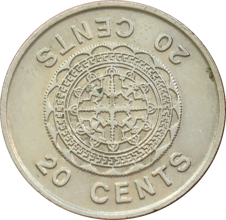 Šalamúnove ostrovy 20 Cents 1977
