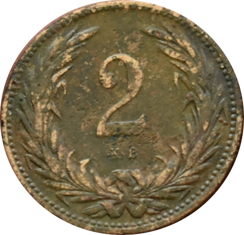 F.J. 2 Fillér 1899 K.B.
