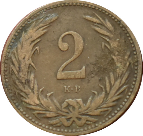 F.J. 2 Fillér 1907 K.B.