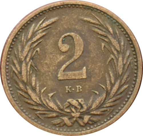 F.J. 2 Fillér 1915 K.B