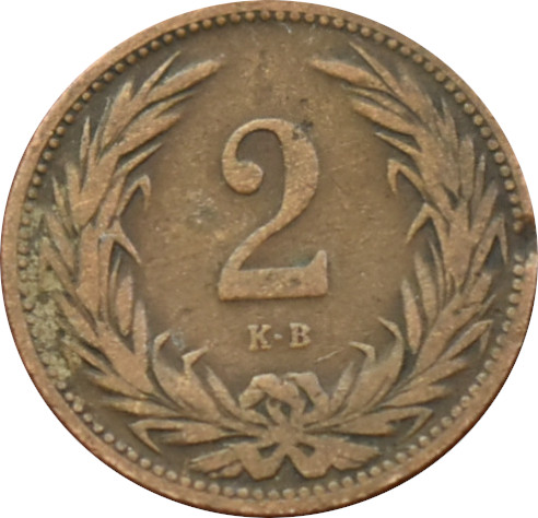 F.J. 2 Fillér 1904 K.B. R!
