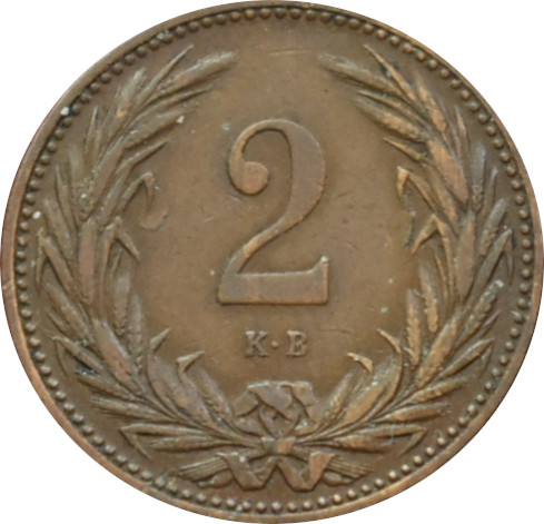 F.J. 2 Fillér 1894 K.B