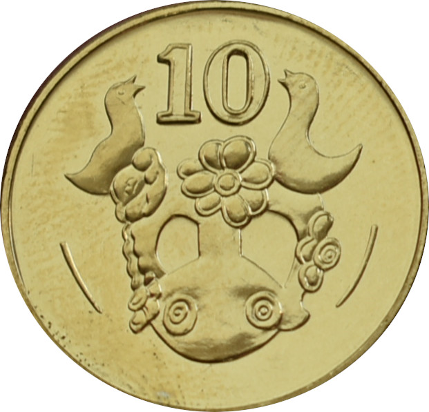 Cyprus 10 Cents 2002