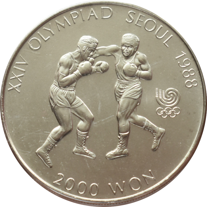 Južná Kórea 2000 Won 1987