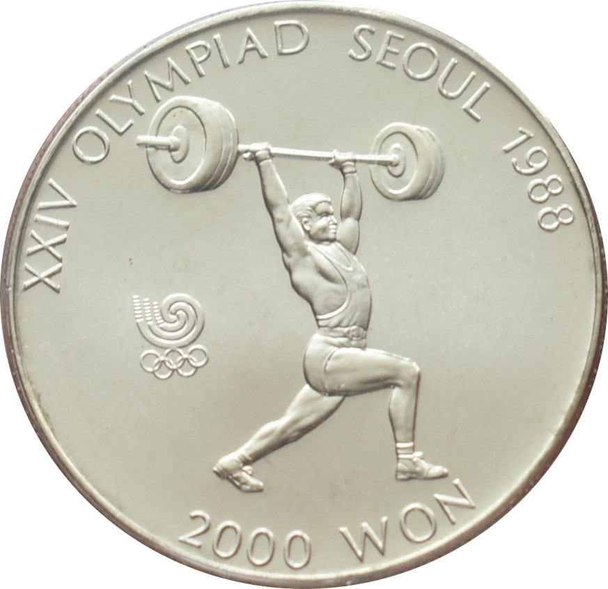 Južná Kórea 2000 Won 1987