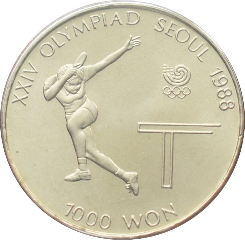 Južná Kórea 1000 Won 1988