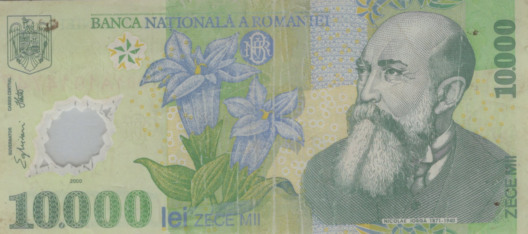 Rumunsko 10 000 Leu 2000