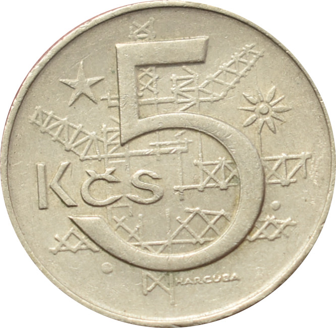 ČSSR 5 Kčs 1970