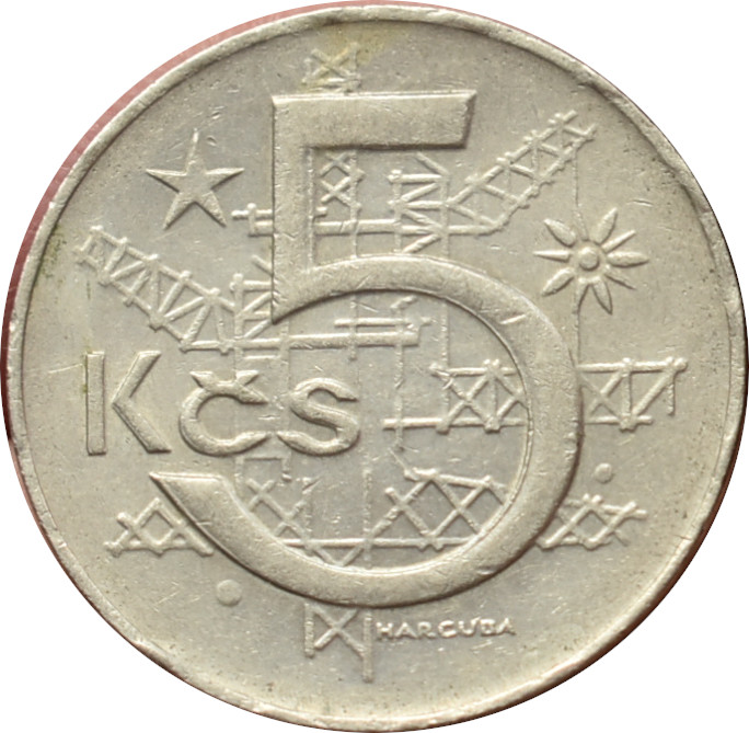 ČSSR 5 Kčs 1982