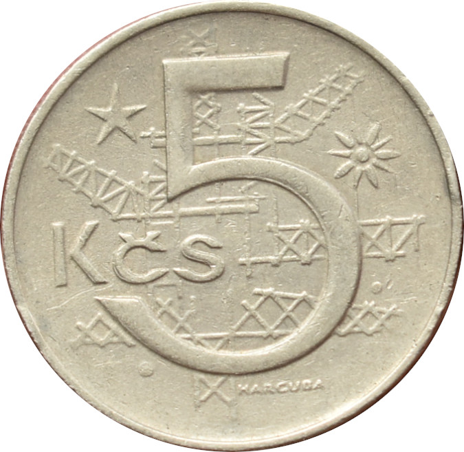ČSSR 5 Kčs 1974