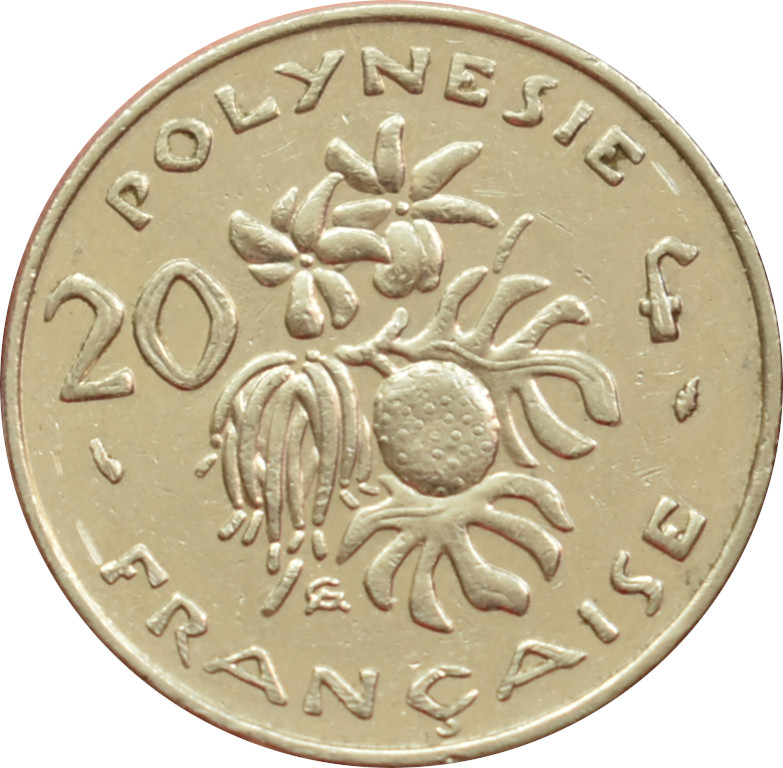 Francúzska Polynézia 20 Francs 1983