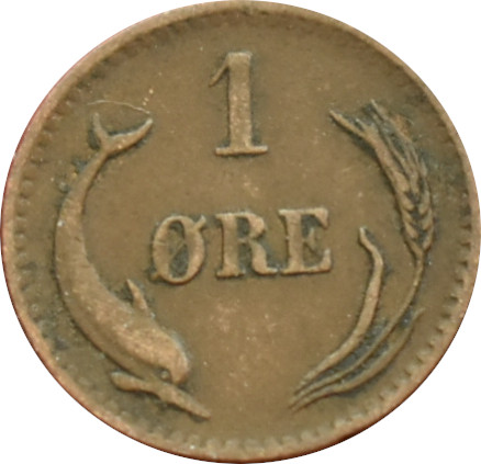 Dánsko 1 Ore 1875