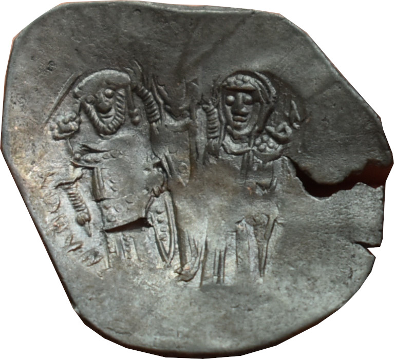 Byzanc,Billon aspron trachy Manuel I. 1143-1180