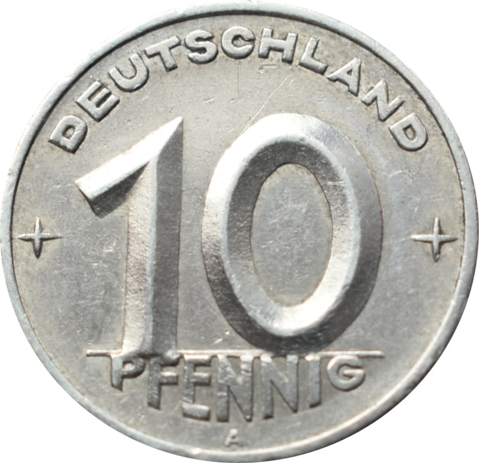 DDR 10 Pfennig 1950 A