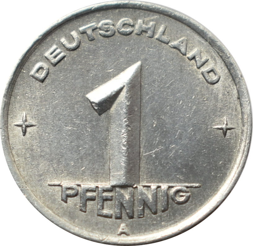 DDR 1 Pfennig 1948 A