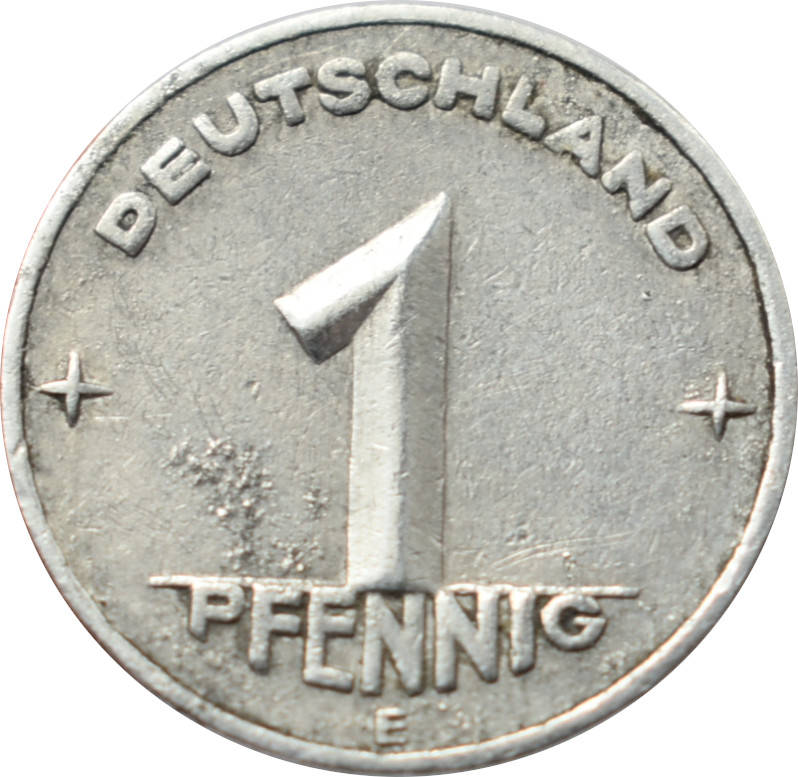 DDR 1 Pfennig 1949 E