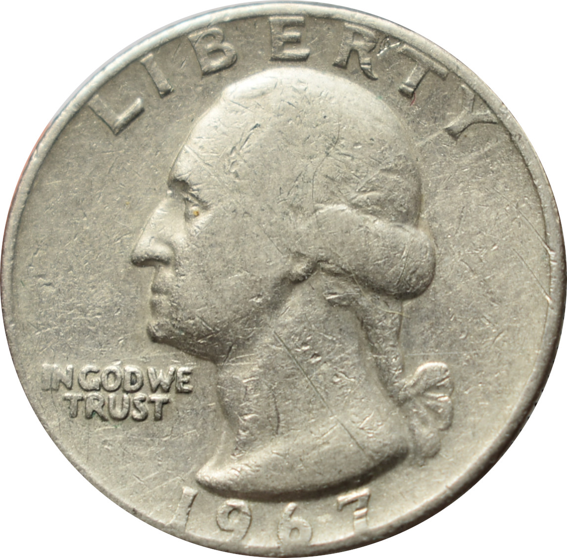 Spojené štáty 1/4 Dollar 1967