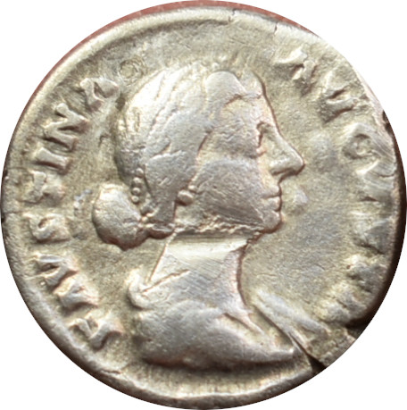 Faustina II.152-154 Denár