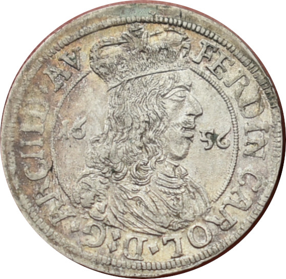 Rakúsko Ferdinand Karol 3 Kreuzer 1656