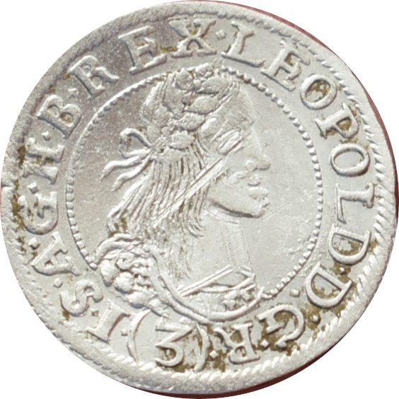 Leopold I. 3 Kreutzer 1666 K.B.