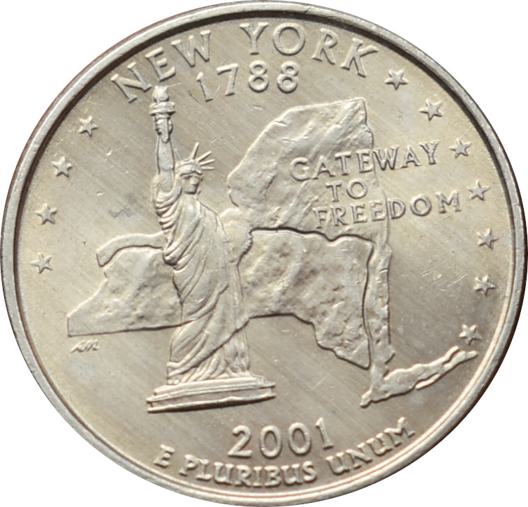 Spojené štáty 1/4 Dollar 2001 New York